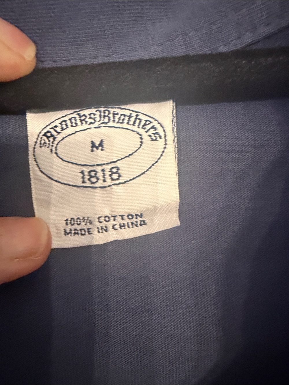 Brooks Brothers Slate Blue Short-Sleeve Polo - Picture 2 of 4